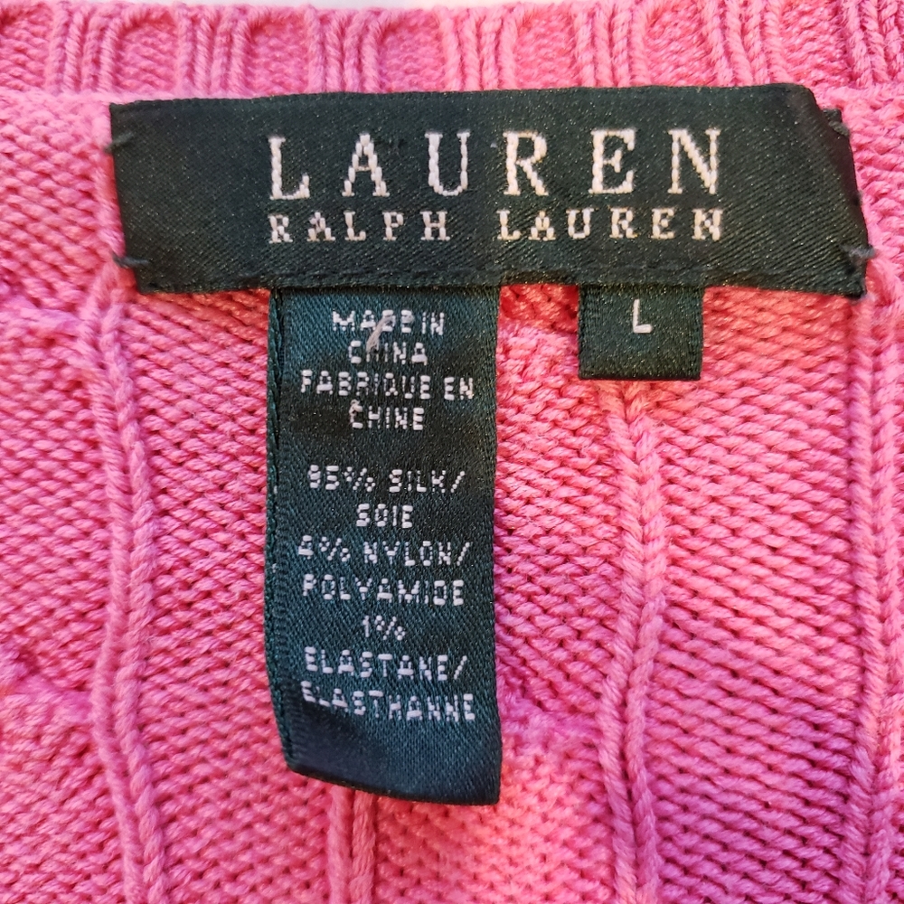 Pink Ralph Lauren Sweater - Picture 5 of 8
